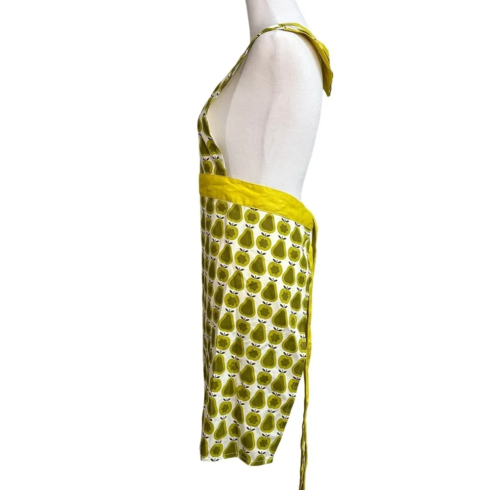 Orla‎ Kiely for Target 2009 Apron Apples Pears Retro Kitchen Cooking RARE